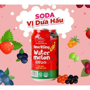 Nước Soda Trái Cây SFC Hàn Quốc 350ml Đủ Vị, Giá chỉ 23.900đ - Giảm giá siêu sốc 9