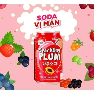 Nước Soda Trái Cây SFC Hàn Quốc 350ml Đủ Vị, Giá chỉ 23.900đ - Giảm giá siêu sốc 10