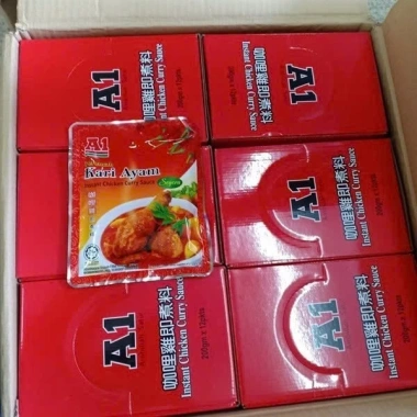 Nước Sốt Cà Ri Gà A1 Malaysia 200g - Vị chuẩn Malaysia, giảm còn 60.000 VND