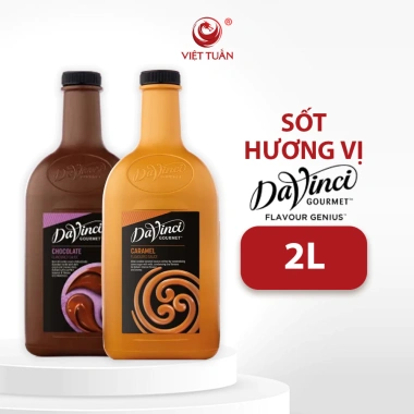 Nước Sốt Caramen & Socola Davinci Gourmet 2 Lít - Hương Vị Ngon, Giá Ưu Đãi 488k
