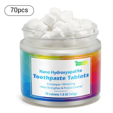Nước súc miệng làm trắng vết cắn và viên kem đánh răng Nano Hydroxyapatite cho gia đình, giá ưu đãi 136.950 VND