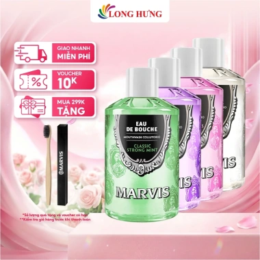 Nước súc miệng Marvis Collutorio 400ml - Hơi thở thơm mát, giá ưu đãi 299.000₫