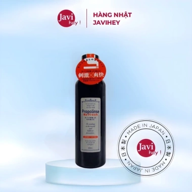 Nước súc miệng Propolinse 4 màu Cam Trà xanh Hồng Đen 600ml nội địa Nhật Bản 3