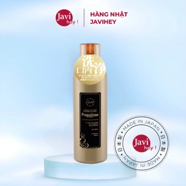 Nước súc miệng Propolinse 4 màu Cam Trà xanh Hồng Đen 600ml nội địa Nhật Bản 8