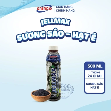 Nước Sương Sáo Hạt É Gasaco 500ml Lốc/Thùng Mát Lạnh Ngon Cực Giá chỉ 65.000 3