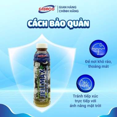 Nước Sương Sáo Hạt É Gasaco 500ml Lốc/Thùng Mát Lạnh Ngon Cực Giá chỉ 65.000 4