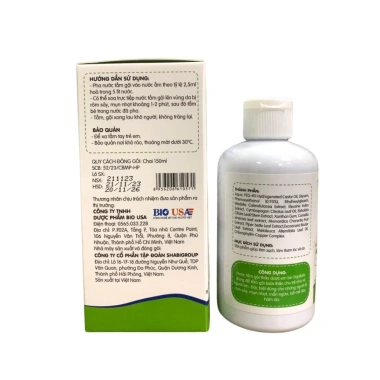 Nước tắm thảo dược Orgakids 150ml - Ngừa rôm sảy, mụn nhọt, mẩn ngứa, da mềm