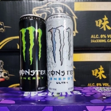 Nước tăng lực Monster Energy thùng 24 lon - Giảm giá, chỉ 370.000 VND, hạn dùng đến 2.027 5