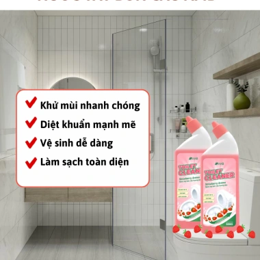 Nước tẩy bồn cầu AMB 500ml - Diệt khuẩn, khử mùi, chà rửa sạch bong, chỉ 46.000₫ 2