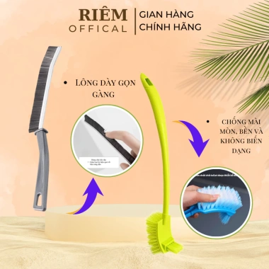Nước Tẩy Bồn Cầu + Chổi Cọ + Bàn Chải Khe Hở Combo 3 Món RIEM - 15.000