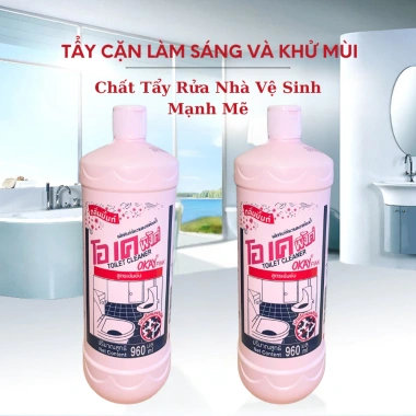 Nước Tẩy Bồn Cầu Chổi Cọ Nhà vệ sinh Combo 3 món RIN - Bàn chải, vệ sinh khe hở, diệt khuẩn, 15.000₫