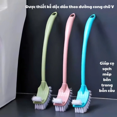 Nước Tẩy Bồn Cầu Chổi Cọ Nhà vệ sinh Combo 3 món RIN - Bàn chải, vệ sinh khe hở, diệt khuẩn, 15.000₫