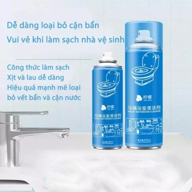 Nước tẩy bồn cầu dạng bọt mây khử mùi, tẩy vết bẩn, loại bỏ cặn, hương thơm – 53.000₫ 4
