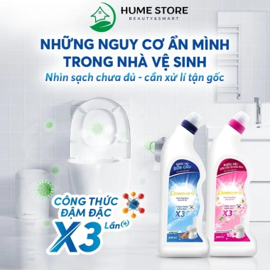 Nước Tẩy Bồn Cầu Deemee 900ml - Diệt khuẩn, khử mùi, hương quế nhẹ, giá 75.000₫