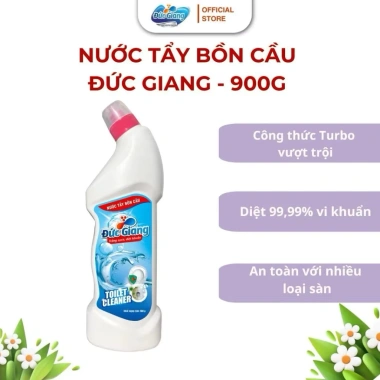 Nước Tẩy Bồn Cầu Đức Giang 900ml - Diệt Vi Khuẩn 99,9% Sạch Sâu, Giá Ưu Đãi 55.000₫ 4 Nước Tẩy Bồn Cầu Đức Giang 900ml - Diệt Vi Khuẩn 99,9% Sạch Sâu, Giá Ưu Đãi 55.000₫ 4