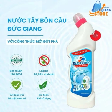 Nước Tẩy Bồn Cầu Đức Giang 900ml - Diệt Vi Khuẩn 99,9% Sạch Sâu, Giá Ưu Đãi 55.000₫