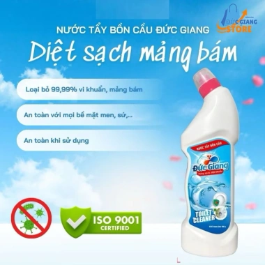 Nước Tẩy Bồn Cầu Đức Giang 900ml - Diệt Vi Khuẩn 99,9% Sạch Sâu, Giá Ưu Đãi 55.000₫