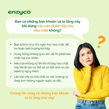 Nước Tẩy Bồn Cầu ENZYCO 860ml Hương Khuynh Diệp - Bồ Hòn, Enzyme Dứa, Giá 140.000
