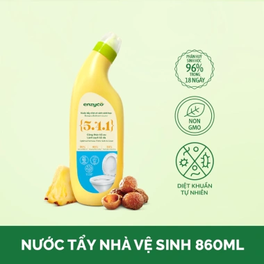 Nước Tẩy Bồn Cầu ENZYCO 860ml Hương Khuynh Diệp - Bồ Hòn, Enzyme Dứa, Giá 140.000