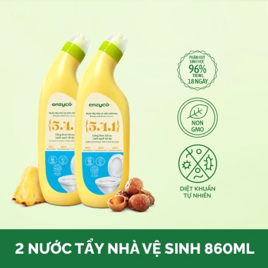 Nước Tẩy Bồn Cầu ENZYCO 860ml Hương Khuynh Diệp - Bồ Hòn, Enzyme Dứa, Giá 140.000 10 Nước Tẩy Bồn Cầu ENZYCO 860ml Hương Khuynh Diệp - Bồ Hòn, Enzyme Dứa, Giá 140.000 10