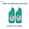 Nước tẩy bồn cầu Flashman 500ml - Diệt vi khuẩn, khử mùi, giá chỉ 55.000 VND