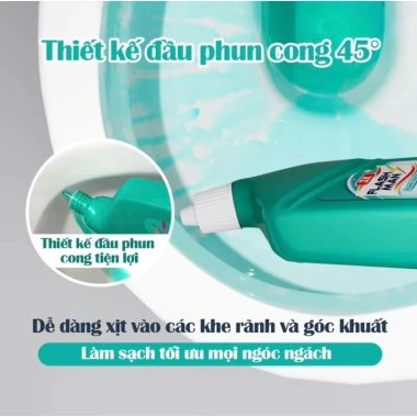 Nước Tẩy Bồn Cầu Flashman 500ml - Khử mùi, khử khuẩn, giá chỉ 48.900₫