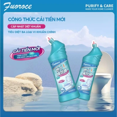 Nước tẩy bồn cầu Fuoroce 500ml - Công thức kiềm siêu sạch, không cần chà, giá 60.000đ 2