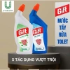 Nước tẩy bồn cầu Gift siêu sạch 600ml-900ml - Giá 29.000đ, tẩy bẩn sâu diệt khuẩn 4