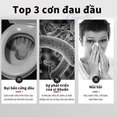 Nước tẩy bồn cầu Hoa Anh Đào 1.000ml – Sạch sâu, khử mùi, đánh bay vi khuẩn, an toàn cho ống nước, giảm giá 69k 2