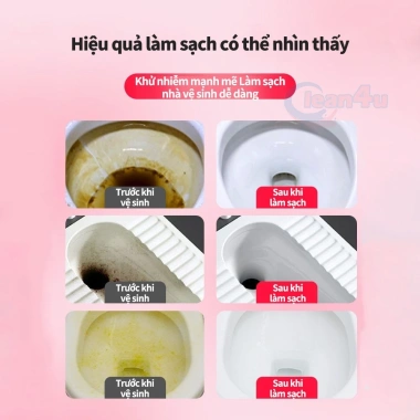 Nước tẩy bồn cầu Hoa Anh Đào 1.000ml – Sạch sâu, khử mùi, đánh bay vi khuẩn, an toàn cho ống nước, giảm giá 69k 5