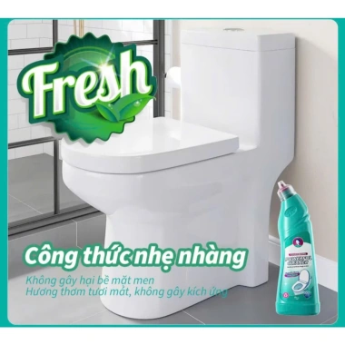 Nước tẩy bồn cầu LOGESKI 500ml kiềm khử trùng, khử mùi, sạch không chà - 73k 7 Nước tẩy bồn cầu LOGESKI 500ml kiềm khử trùng, khử mùi, sạch không chà - 73k 7