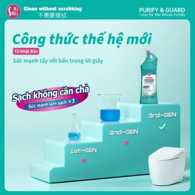 Nước tẩy bồn cầu Logeski All Smell 3 chai 500ml Giảm giá 140k sạch sâu khử mùi hôi hàng nội địa 4 Nước tẩy bồn cầu Logeski All Smell 3 chai 500ml Giảm giá 140k sạch sâu khử mùi hôi hàng nội địa 4