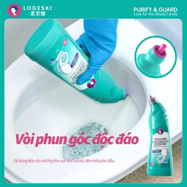 Nước Tẩy Bồn Cầu Logeski – Diệt Khuẩn, Khử Mùi, Hương Thơm Dễ Chịu, Giảm Giá 180.000đ 8