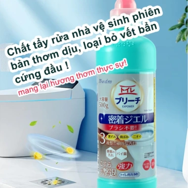 Nước tẩy bồn cầu Logeski: sạch không chà, khử trùng, khử mùi, làm sạch gạch lát và kính – 146.000 VND