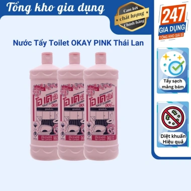Nước tẩy bồn cầu OKAY diệt khuẩn 99% - Tẩy vết bẩn, ố vàng, giảm giá 39.000₫ 9