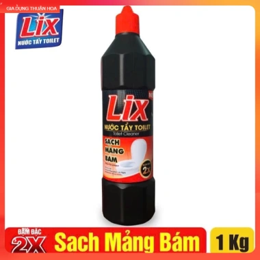 Nước tẩy bồn cầu Toilet Lix 1kg - Khử mùi hôi, sạch mảng bám, diệt khuẩn, giá 40.000đ