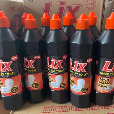 Nước tẩy bồn cầu Toilet Lix 1kg - Khử mùi hôi, sạch mảng bám, diệt khuẩn, giá 40.000đ