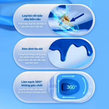 Nước tẩy bồn cầu TOPGIA siêu mạnh đa năng, kháng khuẩn, khử mùi hương thông - Giá chỉ 89.000₫