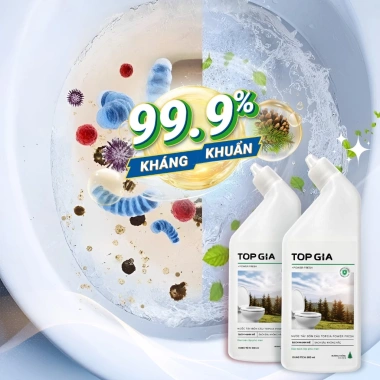 Nước tẩy bồn cầu TOPGIA siêu mạnh đa năng, kháng khuẩn, khử mùi hương thông - Giá chỉ 89.000₫