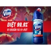 Nước tẩy bồn cầu và nhà tắm VIM diệt khuẩn 870ml - Giá chỉ 31.000đ 4