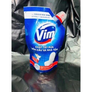 Nước tẩy bồn cầu và nhà tắm VIM diệt khuẩn 870ml - Giá chỉ 31.000đ