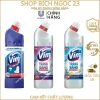 Nước Tẩy Bồn Cầu Vim Diệt Khuẩn 550ml Combo 2 chai 880ml Chanh Lavender Zero Giá chỉ 35.000 VND
