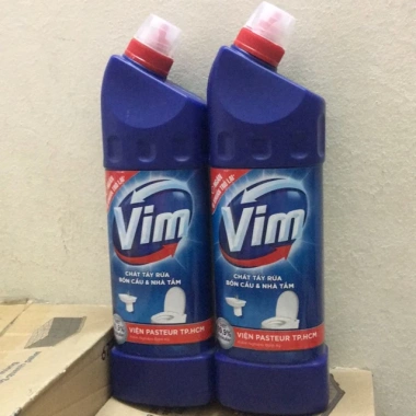 Nước Tẩy Bồn Cầu Vim Diệt Khuẩn 900ml Xanh Biển - Giá 46.000, sạch sâu, khử mùi Nước Tẩy Bồn Cầu Vim Diệt Khuẩn 900ml Xanh Biển - Giá 46.000, sạch sâu, khử mùi