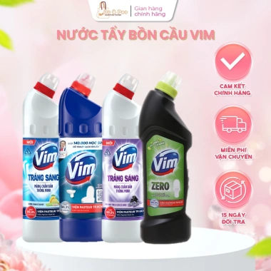 Nước Tẩy Bồn Cầu Vim Diệt Vi Khuẩn, Sạch Sâu, Giá Ưu Đãi 35.000₫