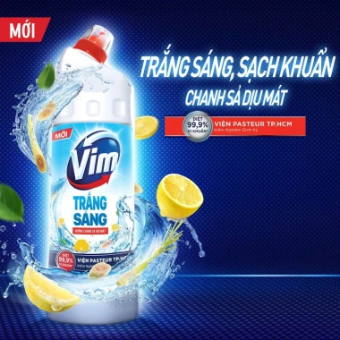 Nước Tẩy Bồn Cầu Vim Diệt Vi Khuẩn, Sạch Sâu, Giá Ưu Đãi 35.000₫