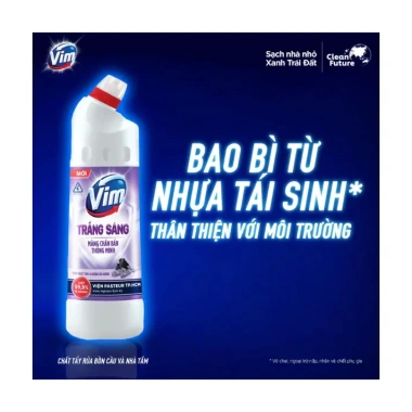 Nước Tẩy Bồn Cầu Vim Diệt Vi Khuẩn, Sạch Sâu, Giá Ưu Đãi 35.000₫