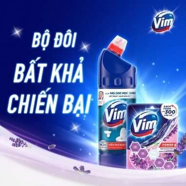 Nước Tẩy Bồn Cầu Vim Xanh Biển 880ml - Diệt Khuẩn, Giảm Giá, Chỉ 47.000₫ 6