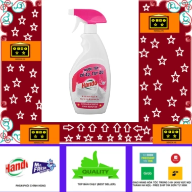 Nước tẩy cổ áo, tay áo 500ml - Loại bỏ vết bẩn nhanh, giá ưu đãi 47,900₫ 3