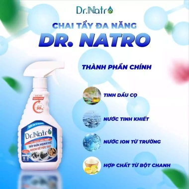 Nước tẩy đa năng Dr.Natro 500ml không hoá chất độc hại, giảm 20% còn 144.000đ