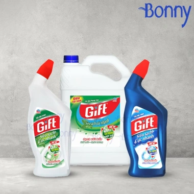 Nước tẩy đa năng Gift hương bạc hà 3.8L - Vệ sinh bồn cầu, toilet, nhà tắm, diệt vi khuẩn, sạch bóng, giá 32.000₫ 4